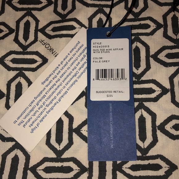 Rebecca Minkoff quilted mini affair with studs bag - Picture 7 of 8